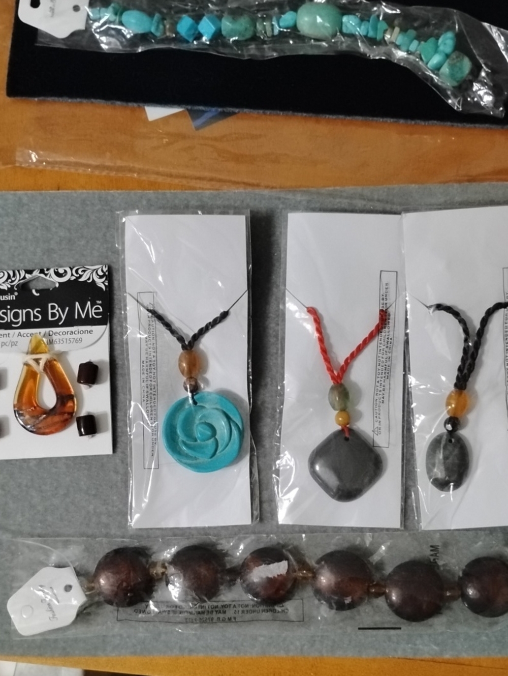 Pendant Necklaces, Pendant Making Set, Lampwork Beads New